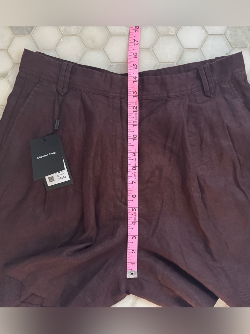 Massimo Dutti brown Bermuda Shorts NWT Size 8 / EUR 40 Current Season - Picture 10 of 16